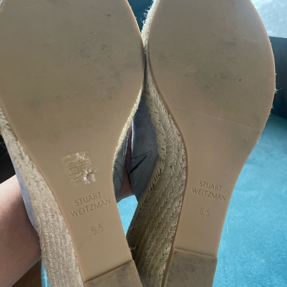 Stuart Weitzman Espadrille Wedge Sandal originally $395 - Picture 7 of 8